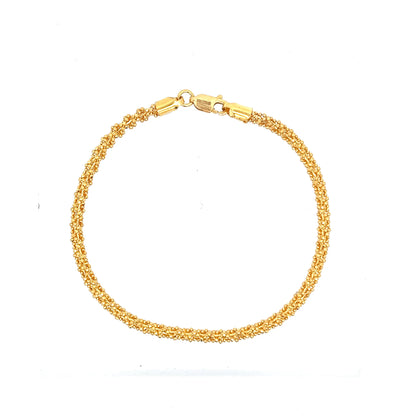 22ct Gold Multi-Strand Beaded Chain Bracelet
