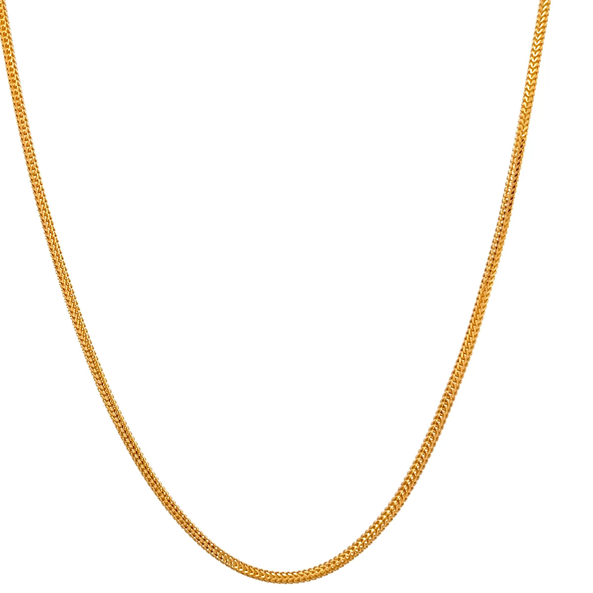22ct Gold Herringbone Chain
