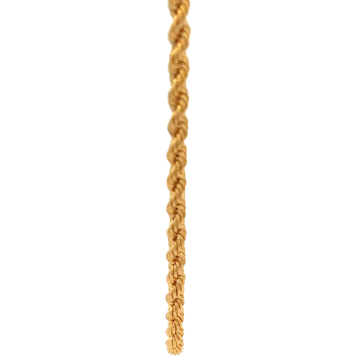 22ct Gold Twisted Rope Chain