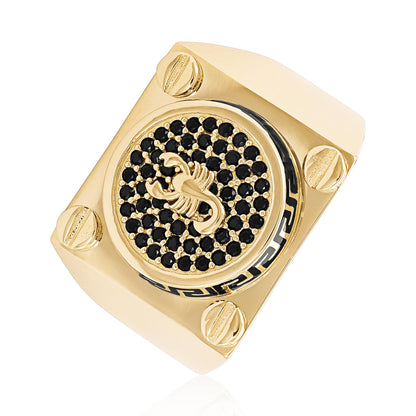 14ct Yellow Gold Scorpion Ring