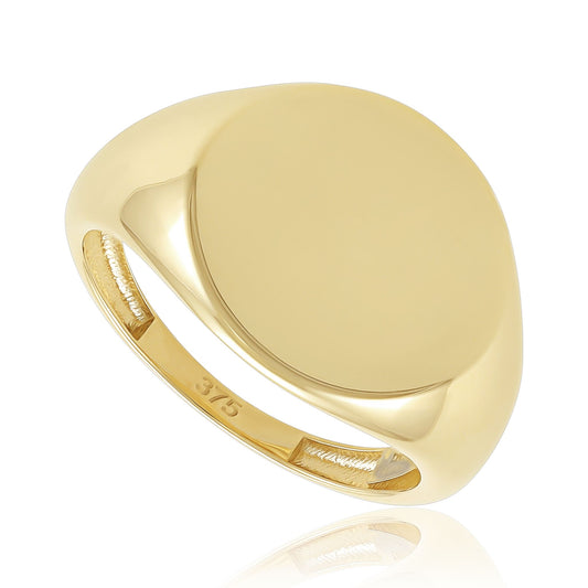 9ct Yellow Gold Small Signet Ring