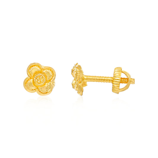 22ct Yellow Gold Stud Earrings BF1224-ER84