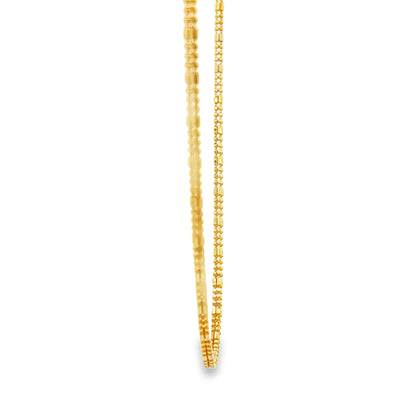 New 22ct yellow gold chain BF823-CN133 - FJewellery