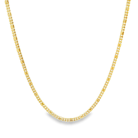 New 22ct yellow gold chain BF823-CN133 - FJewellery