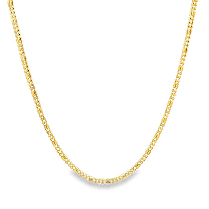 New 22ct yellow gold chain BF823-CN133 - FJewellery