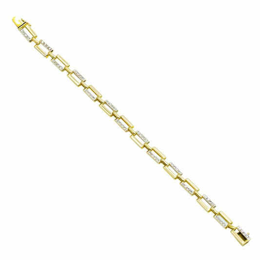 Pre-owned 18ct Gold Diamond Bracelet - FJewellery