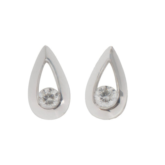 Pre-owned 18ct Gold diamond Stud Earrings - FJewellery