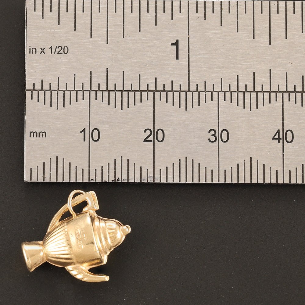 Pre-Owned 9ct Yellow Gold Pitcher Charm - 0.7g - FJewellery