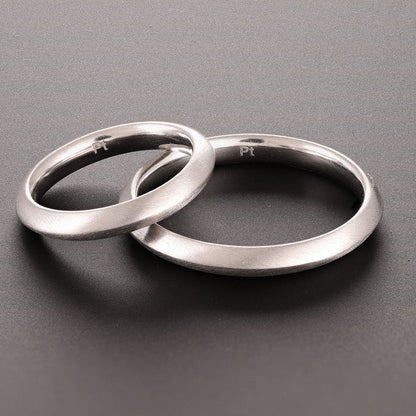 Pre - owned Platinum Knife Edge Wedding Band Rings - 13g - Size Y & J 6000264 - FJewellery