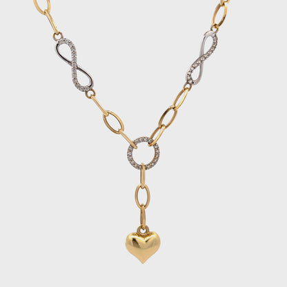 14ct multicolour gold pre-loved necklace FCA06011568-1