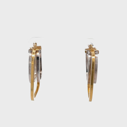 18ct yellow gold pre-owned earring 07002470