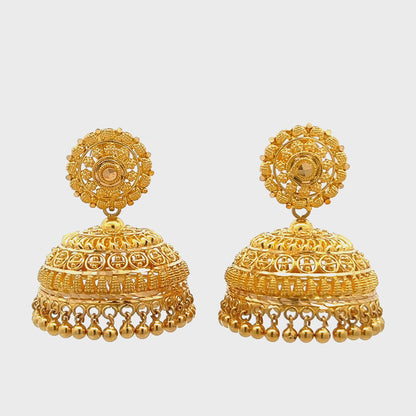 22ct Pre-loved Gold Earrings FCA11000421-2