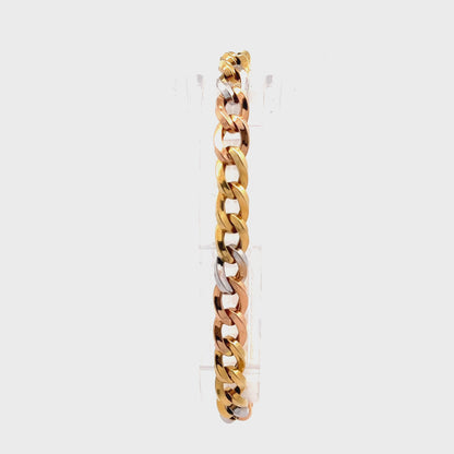 18ct multicolour gold pre-owned bracelet FCA00005760-6
