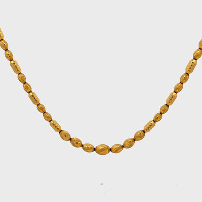 22ct yellow gold pre-owned necklace 13000082