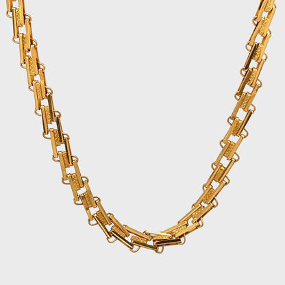 22ct pre-owned yellow gold chain 01003038