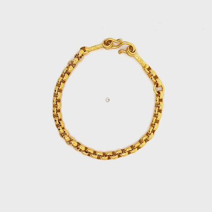 22ct yellow gold pre-owned bracelet FCA08002189-15