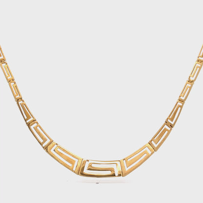 9ct yellow gold pre-owned necklace FCP03002355-1
