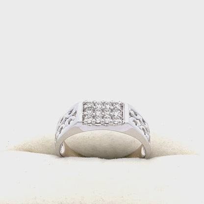 18ct white gold second-hand ring 07002507