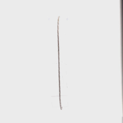 18ct white gold pre-owned bracelet 02029326