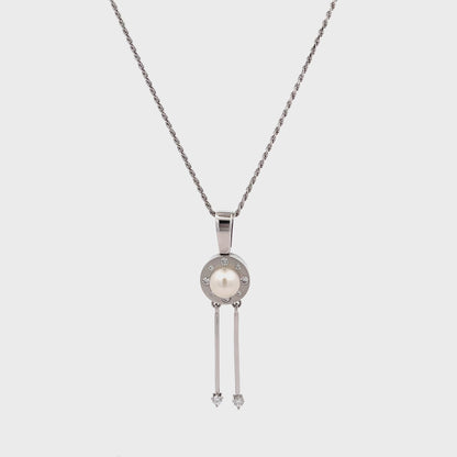 18ct white gold necklace 02029330