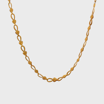 22ct yellow gold second hand chain FCA06011228-2