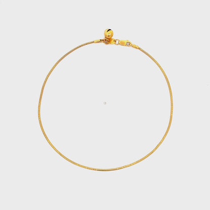 22ct yellow gold pre-loved bracelet FCA05005215-4