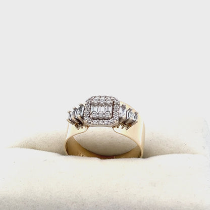 14ct yellow gold pre-owned ring 02031836