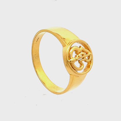 22ct yellow gold pre-owned ring FCP03002198-2