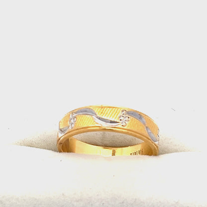 22ct yellow gold second-hand ring 06004188