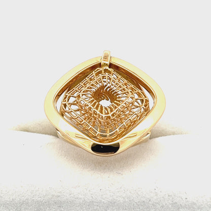 18ct yellow gold pre-loved ring 08001866