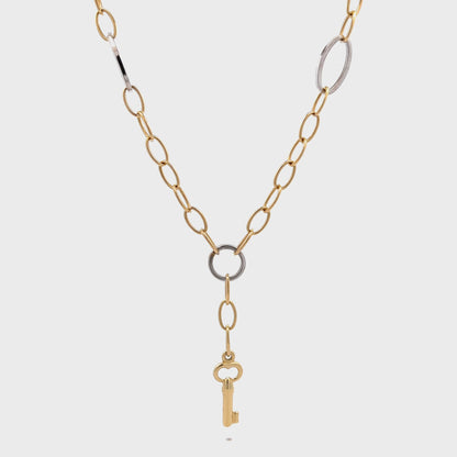 14ct yellow gold pre-loved necklace FCA06010935-1