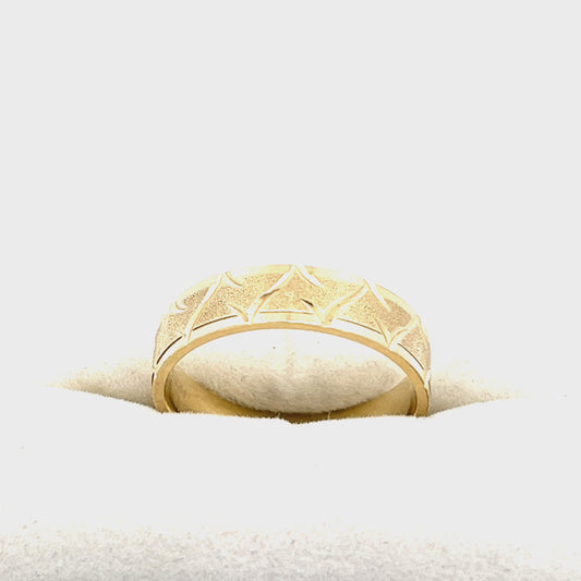 14ct yellow gold pre-owned ring FCA06011363-2