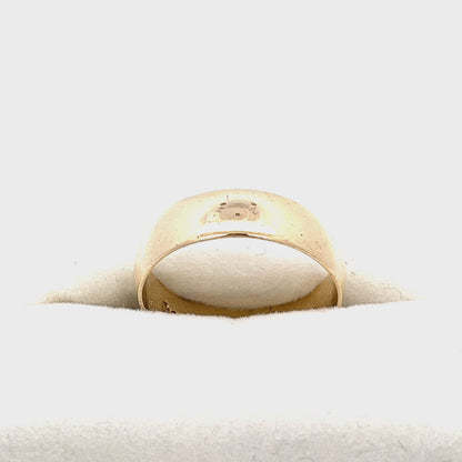 9ct yellow gold pre-owned ring 08001850