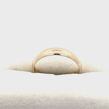 9ct yellow gold wedding ring 08001881