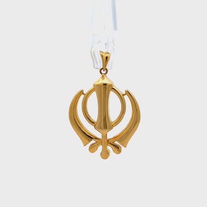 22ct yellow gold second-hand pendant FCA07001617-2