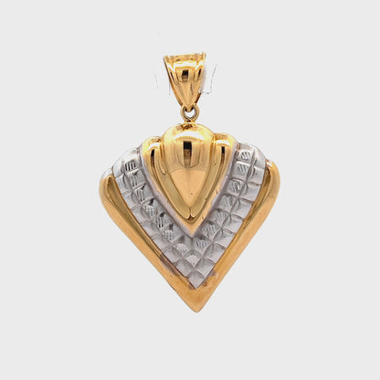 18ct yellow gold second-hand pendant 08001871