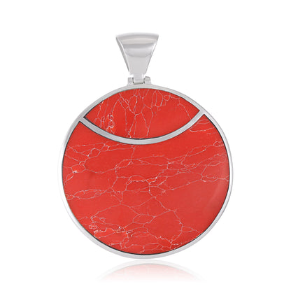 925 Sterling Silver  Abalone Shell Celestial-inspired Pendant