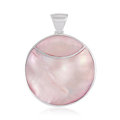 925 Sterling Silver  Abalone Shell Celestial-inspired Pendant