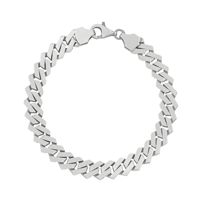Sterling Silver Curb Chain Bracelet - FJewellery