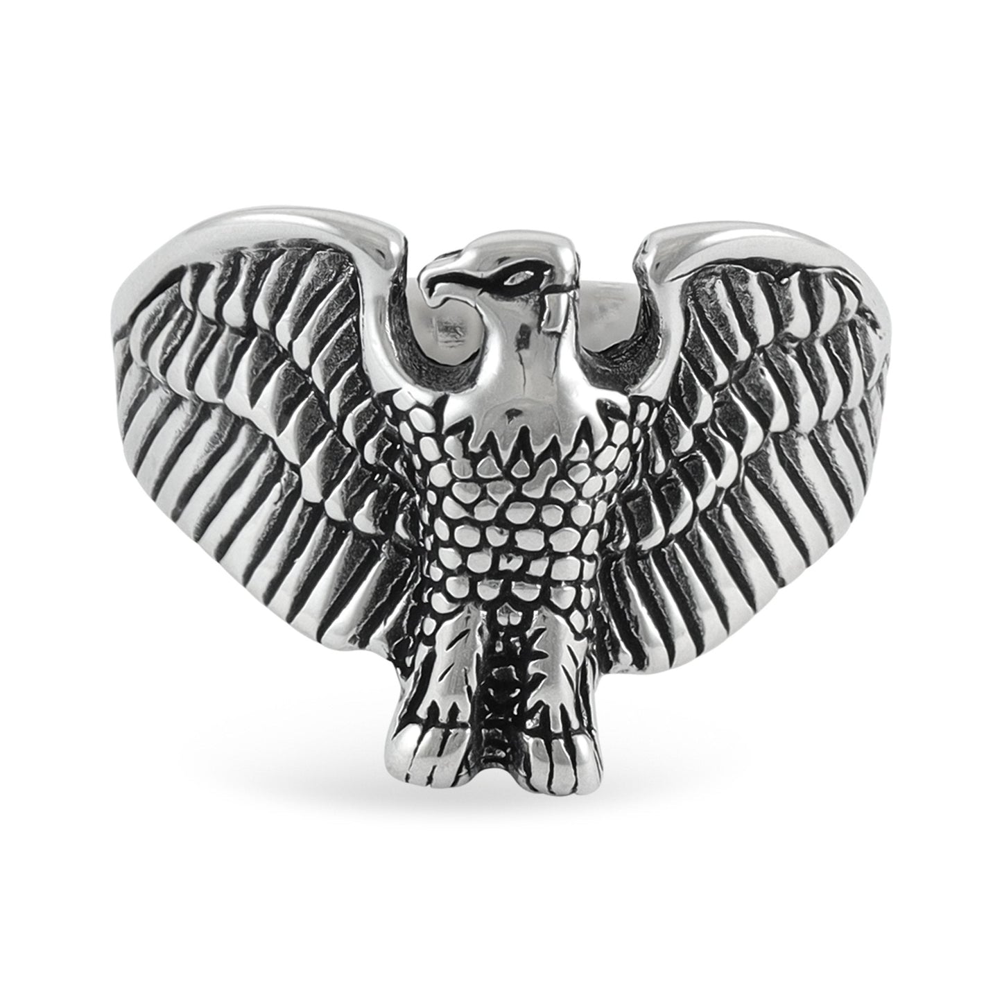 Sterling Silver Eagle Ring - FJewellery