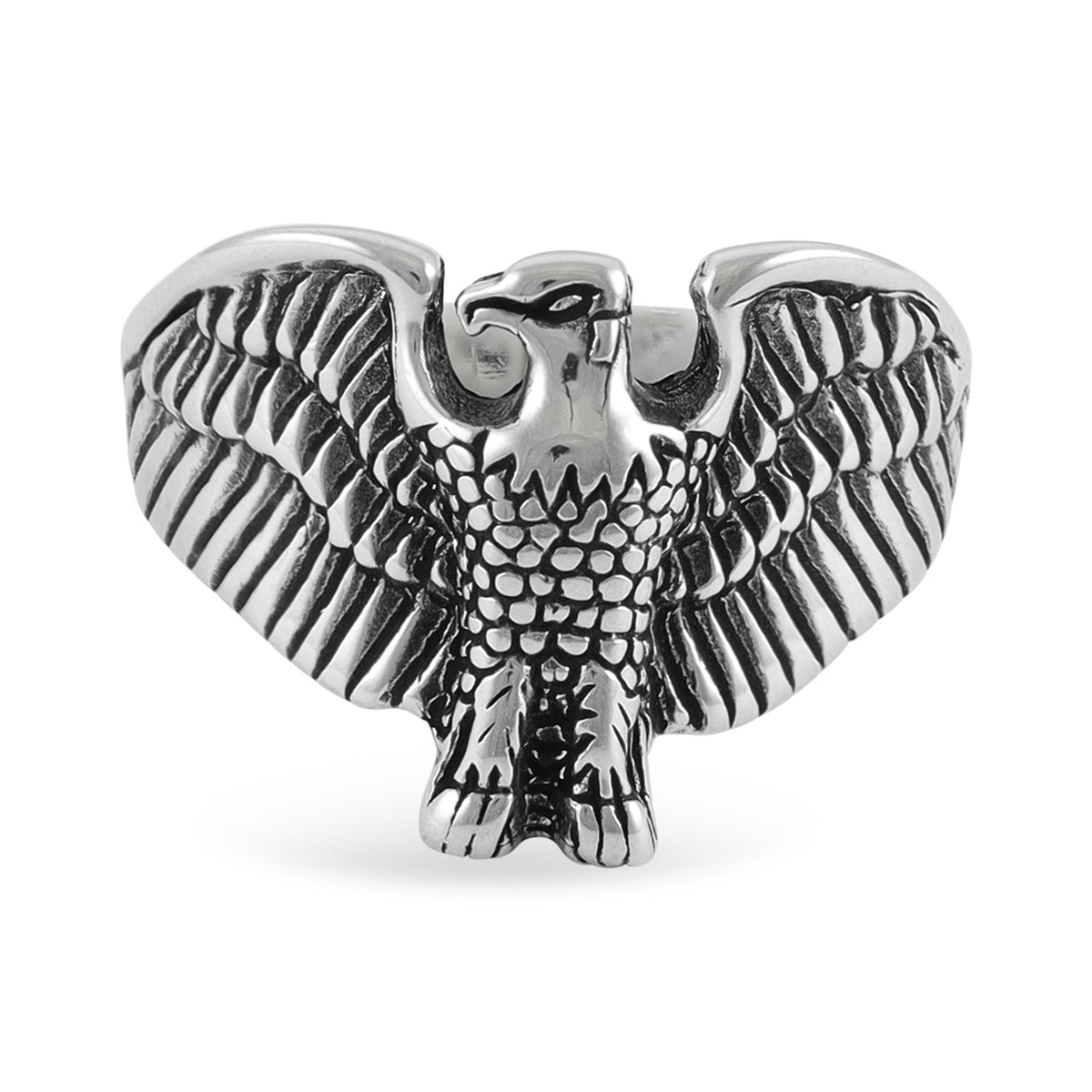 Sterling Silver Eagle Ring - FJewellery