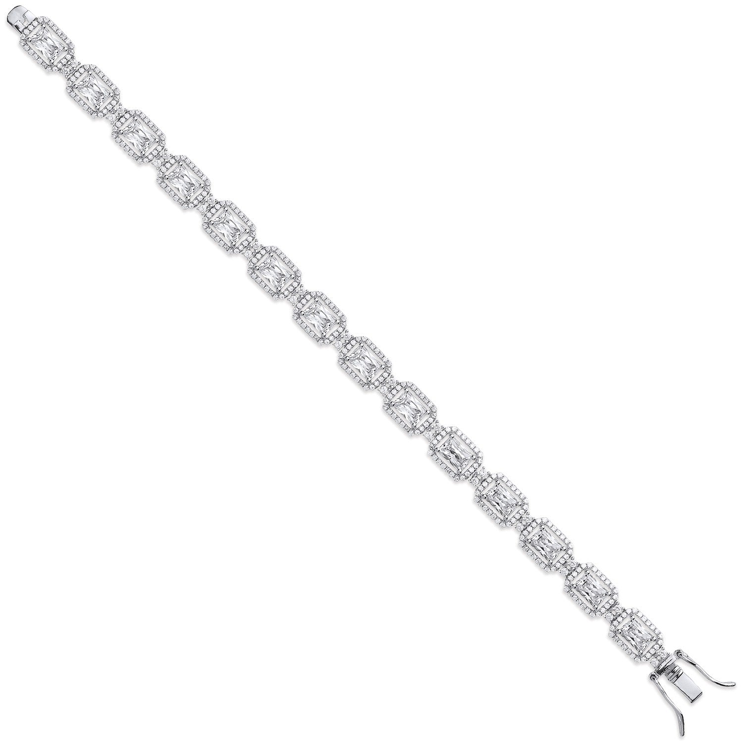 Sterling Silver Fancy Bracelet - FJewellery