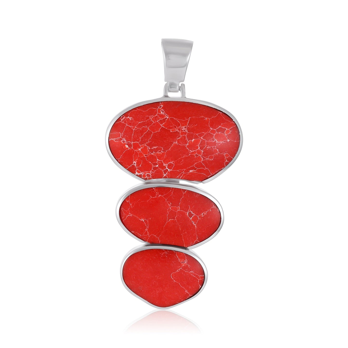 Sterling Silver Oval Mother Of Pearl Pendant SPD4021