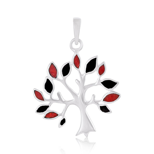 Sterling Silver Tree Of Life Pendant SPD4015 - FJewellery