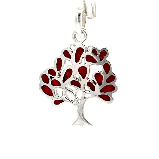 Sterling silver tree of life pendant SPD4018 - FJewellery