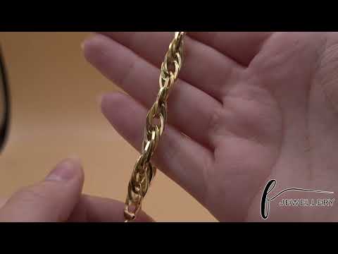 14ct Gold Prince of Wales Chain - 7mm - 20 Inches - FJewellery