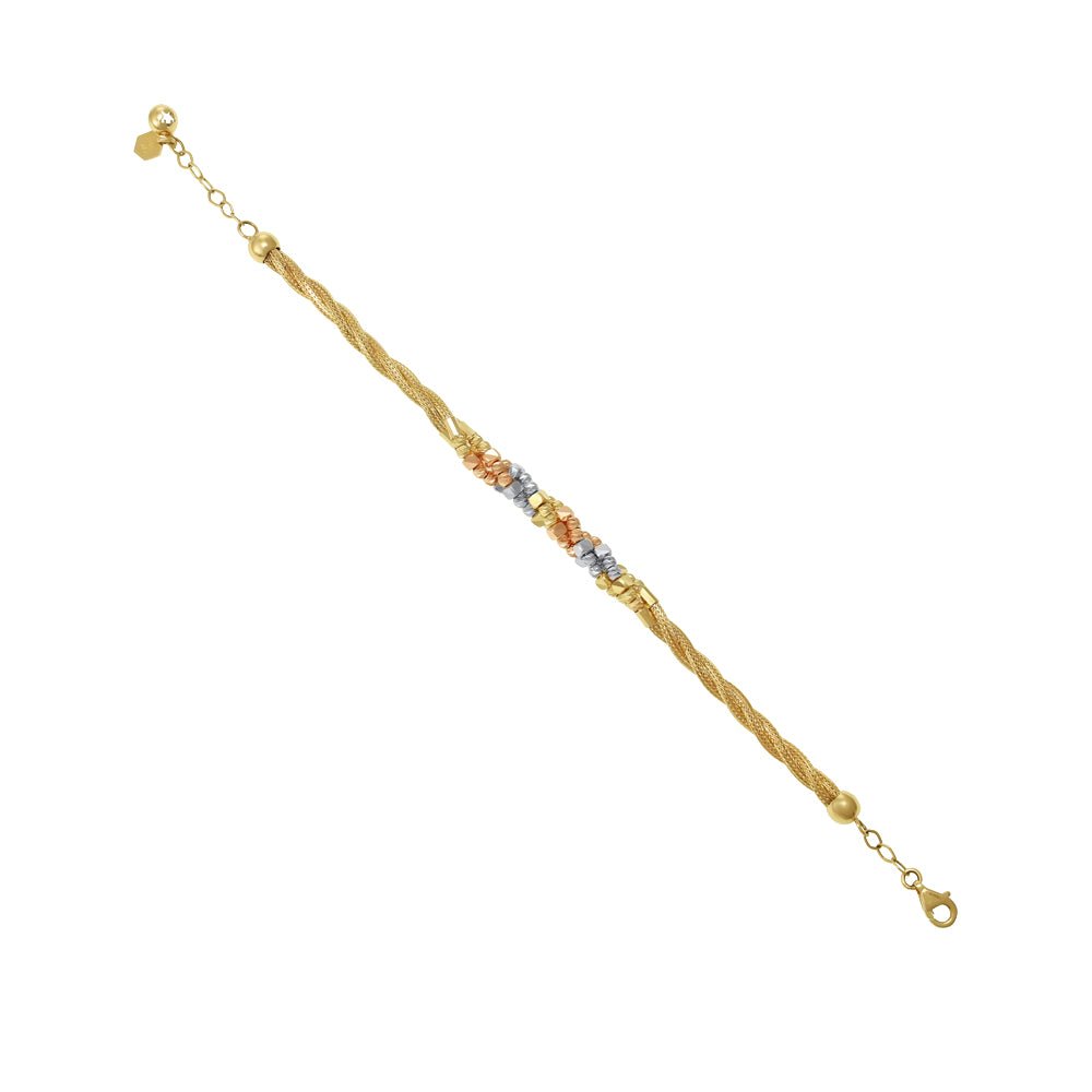 14ct Multicolour classic beads Bracelet 02022053 - FJewellery