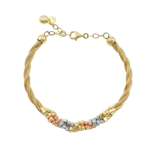 14ct Multicolour classic beads Bracelet 02022053 - FJewellery