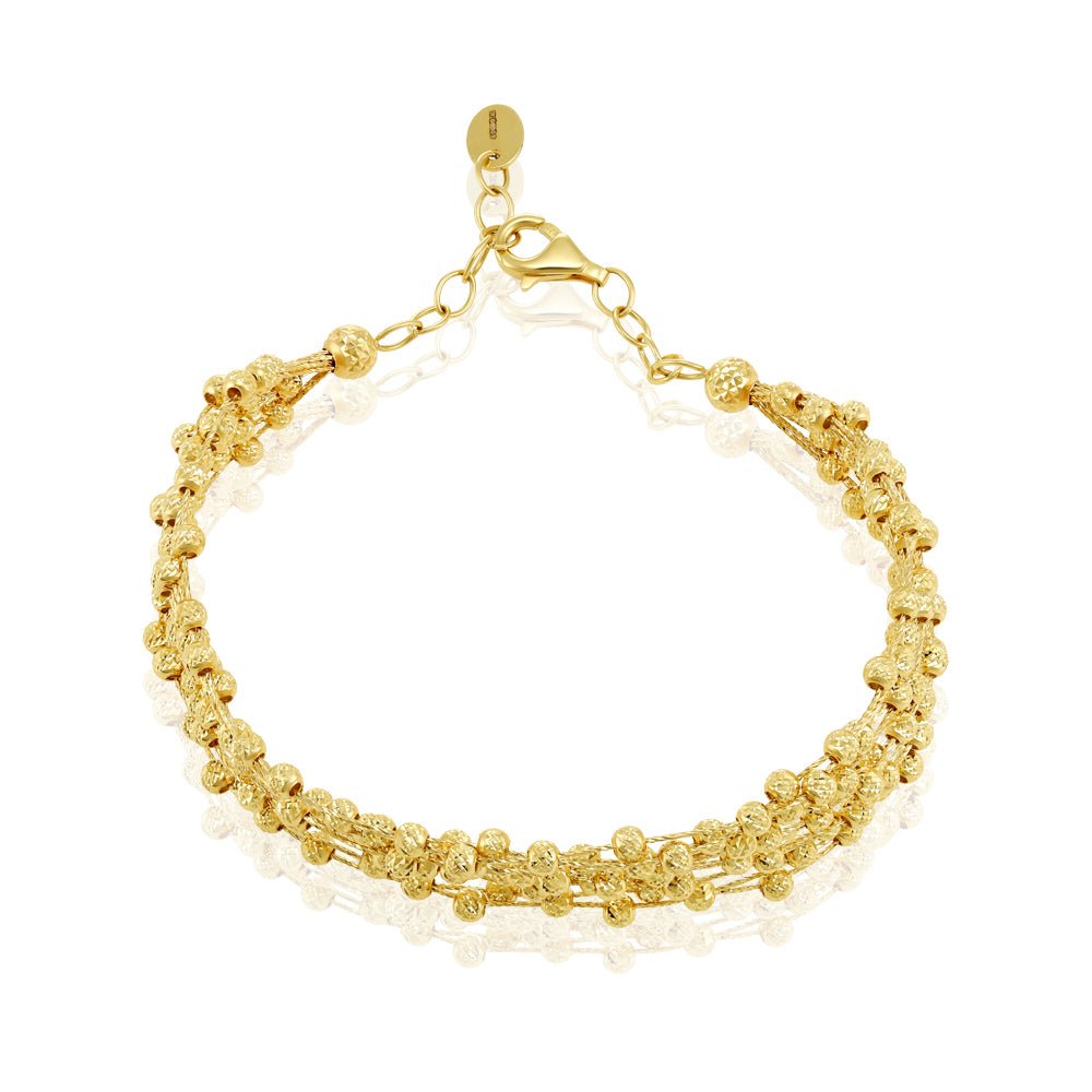 14ct Yellow gold Fancy bracelet 2022123 - FJewellery