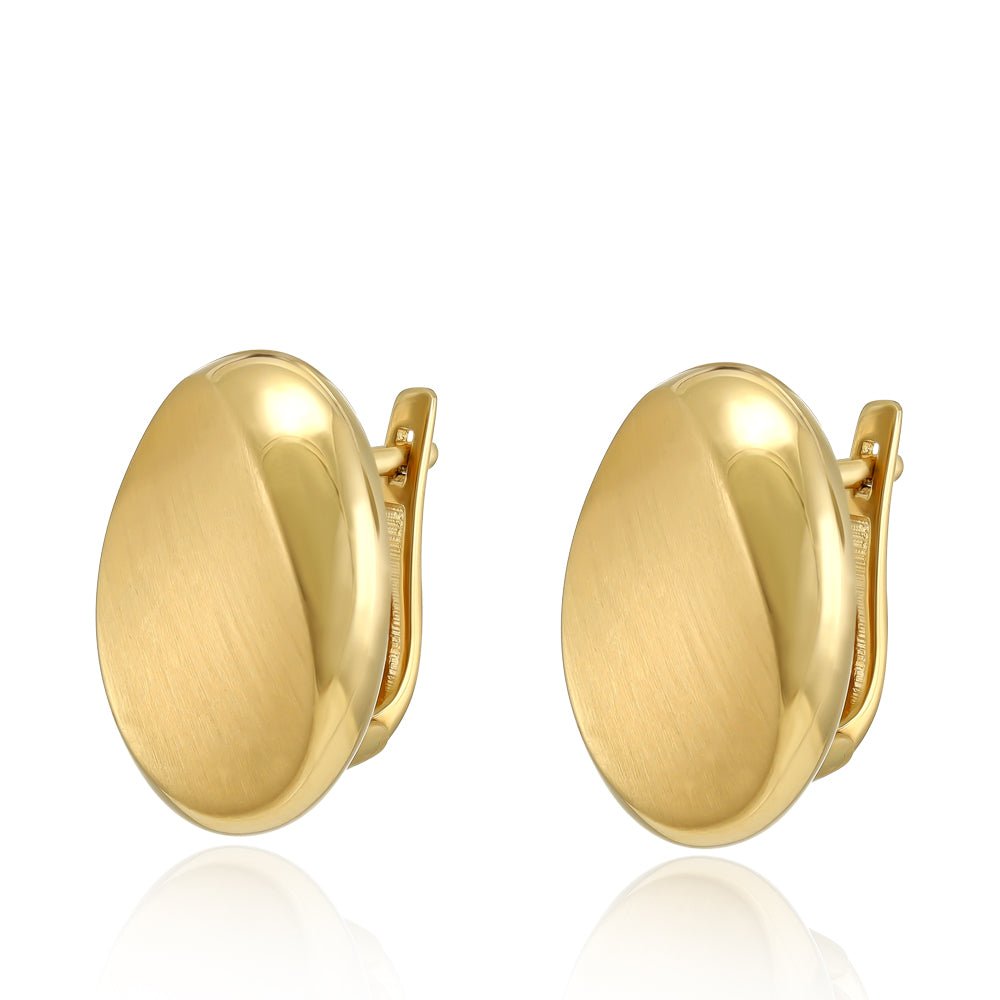 14ct Yellow Gold Fancy Earrings 2021351 - FJewellery